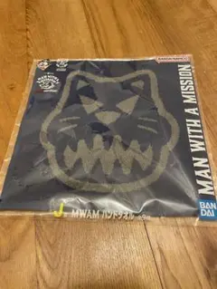一番くじJ賞 MAN WITH A MISSION タオル ネイビー