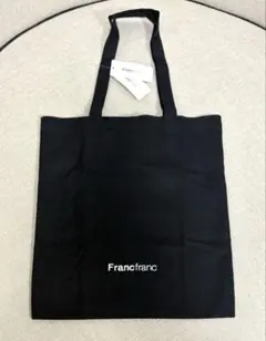 新品未使用タグ付き Francfranc フラン ロゴトート S ブラック A4のサムネイル
