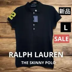 SALE新品RALPH LAURENラルフローレンスキニーポロシャツLサイズ2番