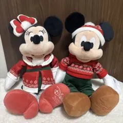 ミッキー・ミニー クリスマスぬいぐるみセット