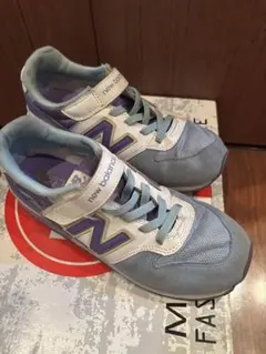New Balance 996 グレー/パープル スニーカー　24.0