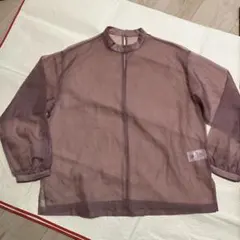 Ray BEAMS シアーブラウス 長袖 パープル　お洒落のサムネイル
