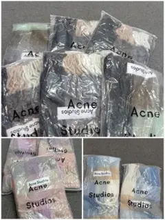 新品未使用　Acne Studios モヘアチェックスカーフ　マフラー