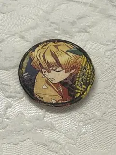 鬼滅の刃 我妻善逸 レザー缶バッジ