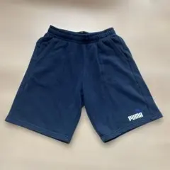 【150㎝】PUMA 男の子　ハーフパンツ 黒　スウェット生地