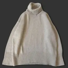 GALERIE VIE ファインウール タートルネック プルオーバー L相当