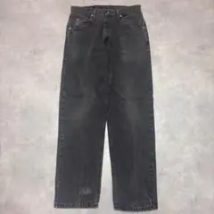 Wrangler ラングラー W32 ブラックデニム 黒 古着 18492