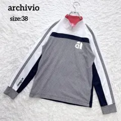 美品✨archivio アルチビオ 長袖Tシャツ 襟付き レディースゴルフ 38のサムネイル