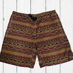 グラミチ イグアナ柄 コーデュロイ ハーフパンツ ネイティブ柄 総柄ショーツのサムネイル