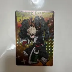 ヒロアカ ヒーローズチップス3 カード レア 爆豪勝己