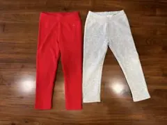 【良品】GAP レギンス 2本セット 4years(約105cm)のサムネイル