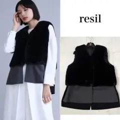 新品❤️resil ヤマダヤ　スコットクラブ　ファーベスト　ブラック　ドッキング