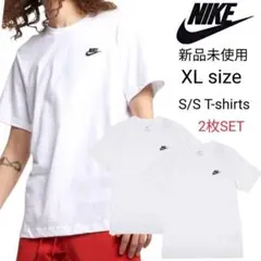新品未使用 ナイキ ワンポイント Tシャツ 白 XL 2枚セット 国内正規品