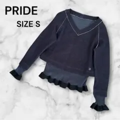 PRIDE プライド　Vネック トップス サイズS レディース　トップスのサムネイル