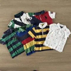 ラルフローレン　ワンポイントロゴTシャツ　6枚　まとめ売り 4T 刺繍