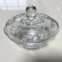 LALIQUE クリスタルコンポート皿 花柄 フロステッドガラス - メルカリ
