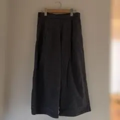 サンバレー グレー チェック柄 キュロット