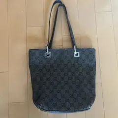 Gucci トートバッグ ブラック/グレー 約40cm x 30cmのサムネイル