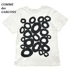 コムデギャルソン 半袖Tシャツ サークルプリント コットン AD2008 ロゴのサムネイル