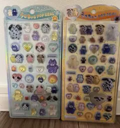 【正規品】mojojojo モジョジョジョ うるちゅるポップシール 2枚セット