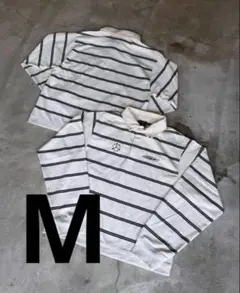 BELVET Striped Rugby Shirt - メルカリ