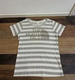 美品　ノースフェイス THE NORTH FACE 半袖Tシャツ　霜降りボーダーのサムネイル