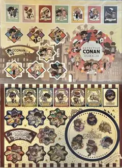 コナン 大阪城本陣 ステッカーシート 2種