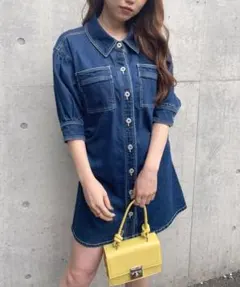 SPIRAL GIRL デニムワンピース