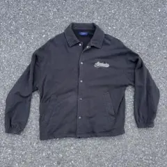 BACK NUMBER 刺繍入りスタジャン ブラック ヴィンテージ