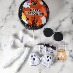ハロウィン パーティー バケツ 飾り バルーン コスプレ カチューシャ セット