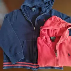 Polo Ralph Lauren パーカーネイビー 、レッド