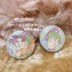 忍たま乱太郎　潮江文次郎　立花仙蔵　缶バッジ