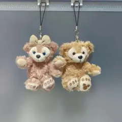 M80 ディズニー ダッフィー & シェリーメイ ぬいぐるみ ストラップのサムネイル