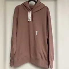 新品未使用　美品　UNIQLO 4XL ピンク フード付きパーカー