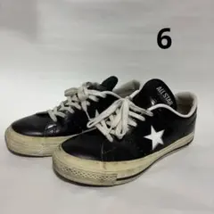 CONVERSE ONE STAR J コンバース ワンスターJ レザー　黒