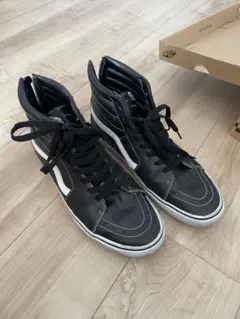 Vans SK8-HI DX LEA ブラック 10Hレザー