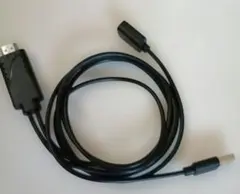 HDMI変換アダプター USBタイプA 給電付き ミラーリング用ケーブル