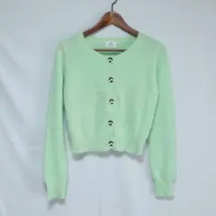 LANVIN en bleu ミントグリーン ふわふわニット