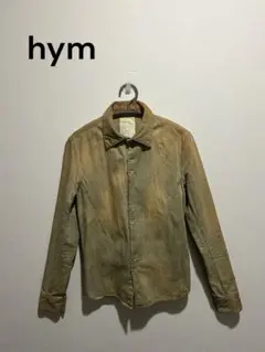 hym レメルシュン デニムシャツ ヴィンテージ加工　S
