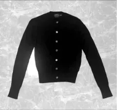 POLO RALPH LAUREN カーディガン XS 黒 ピマコットン シェル