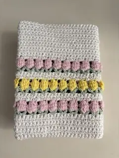 【みゅ様専用】ハンドメイド 花柄ブックカバー その他毛糸商品