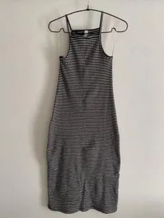 Amerian apparel アメアパ　ボーダー　ワンピース　Sのサムネイル