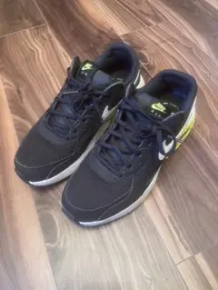NIKE AIR MAX スニーカー ブラックXライムグリーン