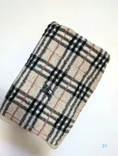 BURBERRY バーバリー タオルケット ノバチェック ホース刺繍 廃盤品 BURBERRY バーバリー タオルケット ノバチェック ホース刺繍 廃盤品