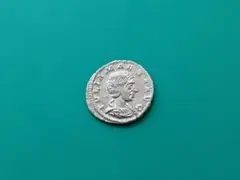 古代ローマコイン 小ファウスティナ デナリウス銀貨 161-175年 EF