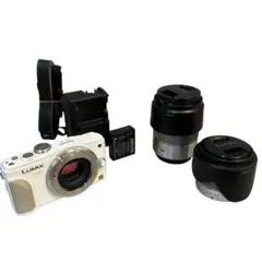 未使用級】LUMIX DMC-GF3W DOUBLELENS KIT 【極美品 - メルカリ