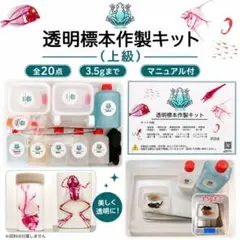 투명 표본 준비 키트 고급 무료 연구 과학 교육 자료 실험 키트 표본 제작