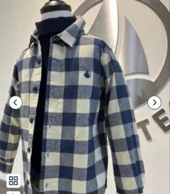 現行モデル　プチバトー　95㎝　チェック柄シャツ