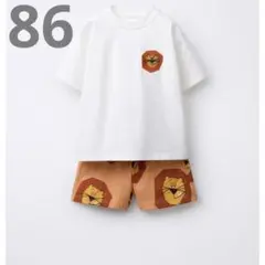 ザラベビー　zaraライオンTシャツ＆バミューダセットのサムネイル