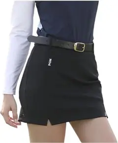 未使用品 QIRUNレディース ゴルフ スカートブラック XS